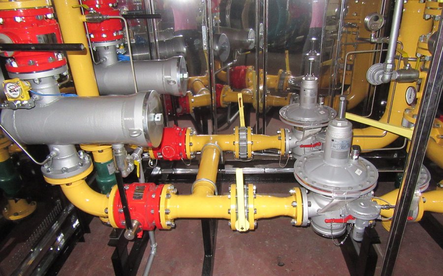 Medium Pressure Reducing and Metering Station